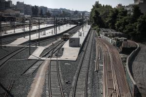 Ράγες τρένο ΟΣΕ