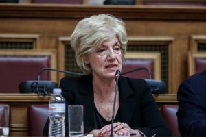 Η Σία Αναγνωστοπούλου στη Βουλή