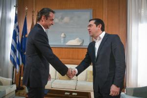 Κυριάκος Μητσοτάκης και Αλέξης Τσίπρας