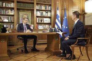 Κυριάκος Μητσοτάκης και Αντώνης Σρόιτερ