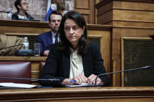 Η υπουργός Παιδείας Νίκη Κεραμέως
