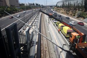 Γραμμές στον προαστιακό σιδηρόδρομο
