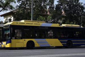 Τρόλεϊ σε δρόμο της Αθήνας