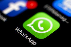Η εφαρμογή Whatsapp σε οθόνη κινητού τηλεφώνου