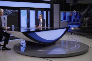 Ο Νίκος Χατζηνικολάου και ο Κυριάκος Μητσοτάκης