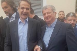 Σπήλιος Κρικέτος και Κυριάκος Μητσοτάκης