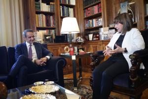 Κυριάκος Μητσοτάκης Κατερίνα Σακελλαροπούλου