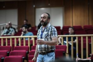 O Σωτήρης Πουλικόγιαννης στο Εφετείο για τη Χρυσή Αυγή