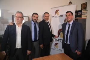 Ο επικεφαλής και τρια ακόμα στελέχη του μορφώματος Σπαρτιάτες