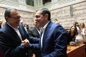 Σωκράτης Φάμελλος και Αλέξης Τσίπρας