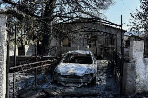 Πυρκαγιά φωτιά Λουτράκι καμένο σπίτι