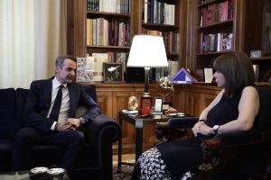 Κυριάκος Μητσοτάκης Κατερίνα Σακελλαροπούλου