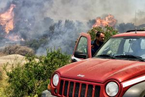 Πυρκαγιά φωτιά Λουτράκι