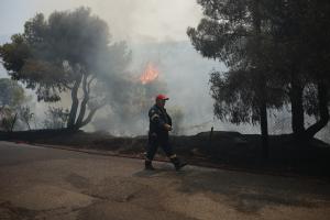 Πυρκαγιά στη Δυτική Αττική