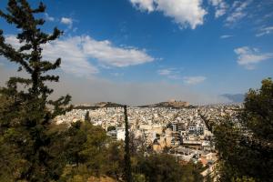 Αττική καπνός Ακρόπολη