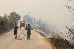 Φωτιά στην Αλεξανδρούπολη πυροσβεστική