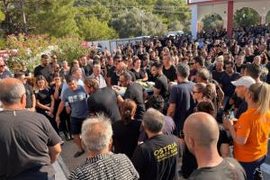 κηδεία εθελοντή πυροσβέστη στη Ρόδο