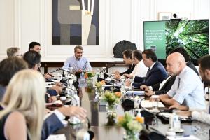 Μητσοτάκης σύσκεψη φωτιές