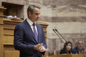 Κυριάκος Μητσοτάκης στη Βουλή