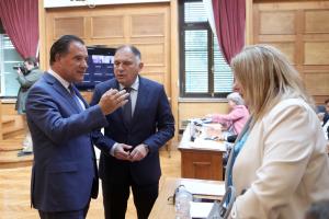 Ο Άδωνις Γεωργιάδης στη Βουλή
