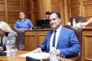 Ο Άδωνις Γεωργιάδης στη Βουλή