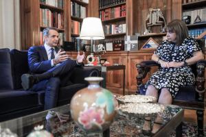 Κυριάκος Μητσοτάκης Κατερίνα Σακελλαροπούλου