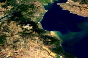 Θερμαϊκός Θεσσαλία δορυφόρος