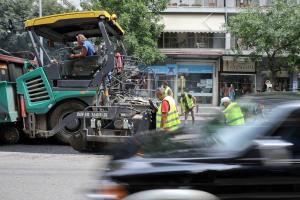 Εργασίες σε δρόμο