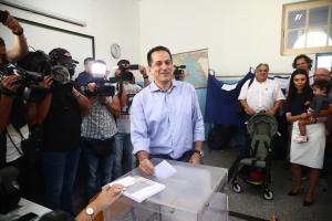 Σπύρος Πέγκας ψηφίζει