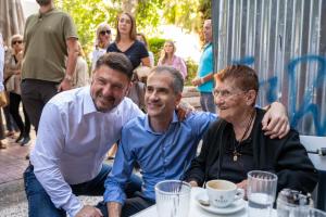 Ο Νίκος Χαρδαλιάς και ο Κώστας Μπακογιάννης