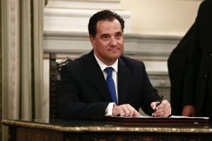Ο Άδωνις Γεωργιάδης στην ορκωμοσία του