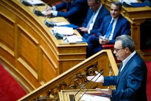 Ο Σωκράτης Φάμελλος στη Βουλή