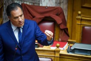 Ο Άδωνις Γεωργιάδης στη Βουλή