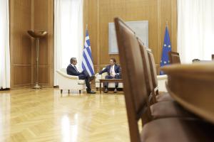 Κυριάκος Μητσοτάκης και Στέφανος Κασσελάκης