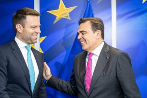 Στέφανος Κασσελάκης και Μαργαρίτης Σχοινάς