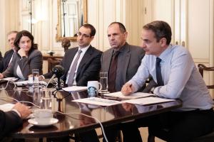 Γρηγόρης Δημητριάδης και Κυριάκος Μητσοτάκης
