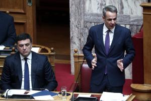 Ο Κυριάκος Μητσοτάκης και ο Βασίλης Κικίλιας