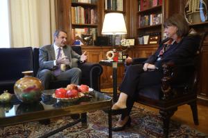 Κυριάκος Μητσοτάκης Κατερίνα Σακελλαροπούλου