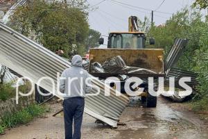 ανεμοστρόβιλος προκάλεσε ζημιές στον Πύργο