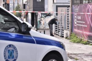 Περιπολικό στο Γκάζι στο σημείο των πυροβολισμών