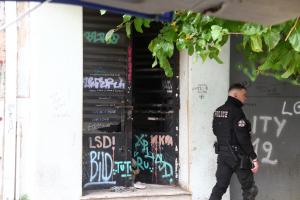 Φωτιά σε κτίριο στο Μεταξουργείο