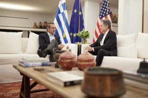 Κυριάκος Μητσοτάκης και Άντονι Μπλίνκεν