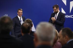Κυριάκος Μητσοτάκης και Παύλος Μαρινάκης
