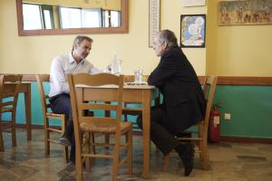 Κυριάκος Μητσοτάκης και Αντώνης Σαμαράς