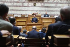 Ο Κυριάκος Μητσοτάκης στην ΚΟ της ΝΔ