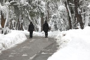 Χιόνια σε Διόνυσο και Δροσιά