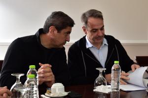 Λευτέρης Αυγενάκης και Κυριάκος Μητσοτάκης