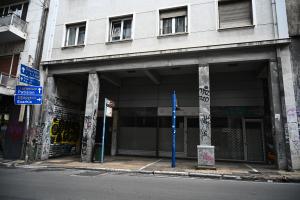 Το κτίριο όπου βρέθηκε το νεκρό βρέφος