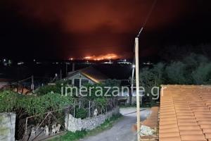 Φωτιά στη Ζάκυνθο