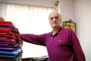 Ο Μανώλης Μαυρομάτης
